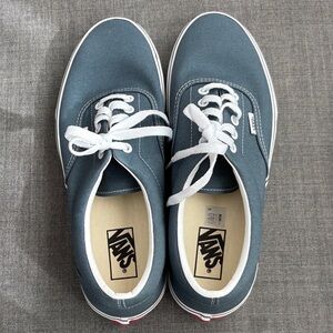 Vans Men's Teal Canvas Sneakers